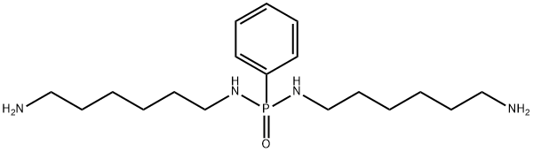 Phosphonic diamide, N,N'-bis(6-aminohexyl)-P-phenyl- Structure