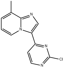 Imidazo[1,2-a]pyridine, 3-(2-chloro-4-pyrimidinyl)-8-methyl- Structure