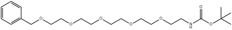 5,8,11,14,17-Pentaoxa-2-azaoctadecanoic acid, 18-phenyl-, 1,1-dimethylethyl ester Structure