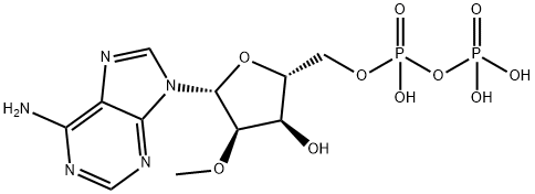 Adenosine 5'-(trihydrogen diphosphate), 2'-O-methyl- Structure