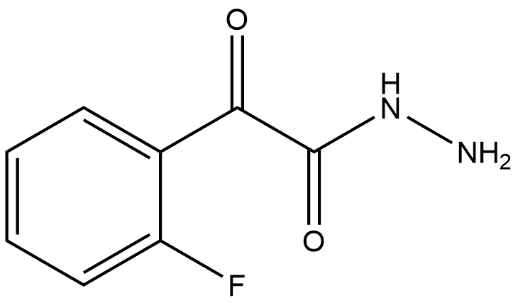 2-Fluoro-α-oxobenzeneacetic acid hydrazide Structure