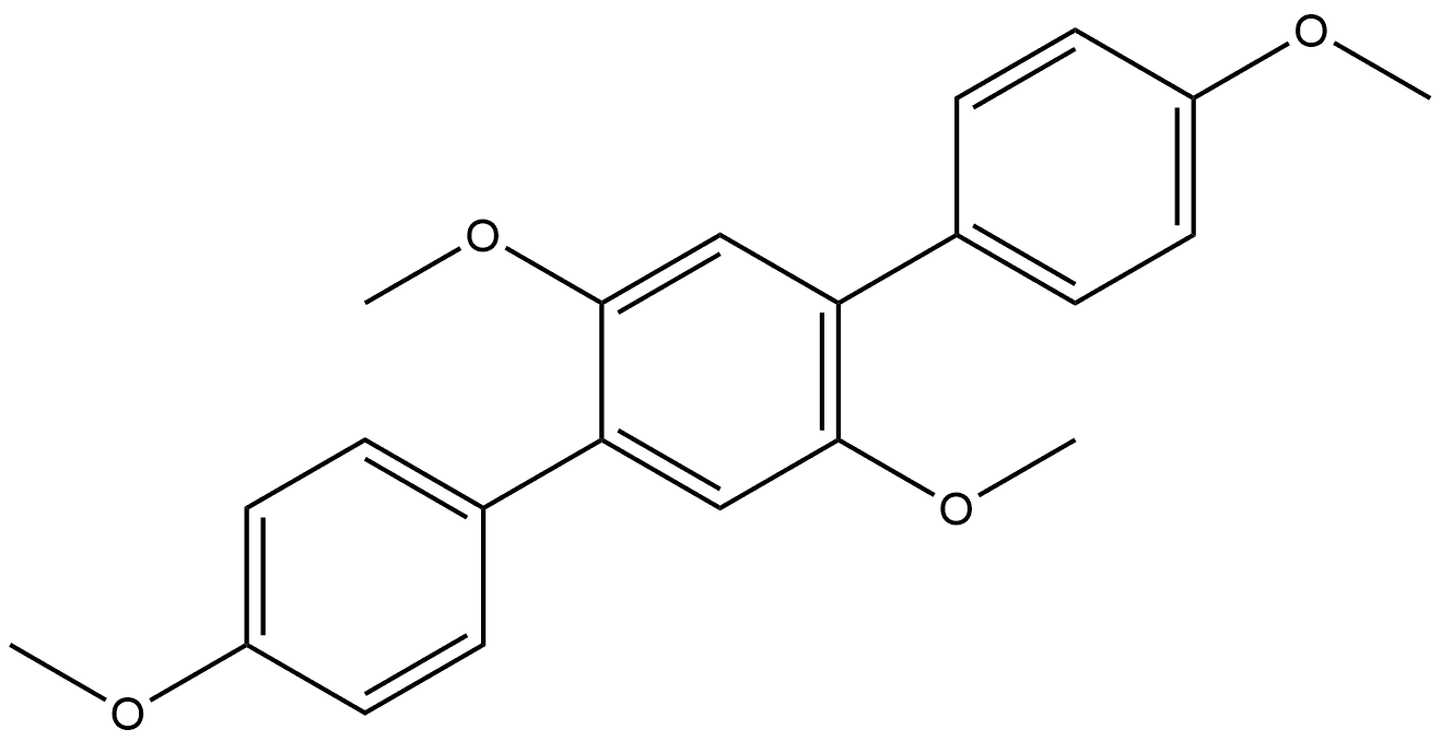 2′,4,4′′,5′-Tetramethoxy-1,1′:4′,1′′-terphenyl Structure