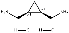 1,2-Cyclopropanedimethanamine, hydrochloride (1:2), (1R,2S)-rel- Structure