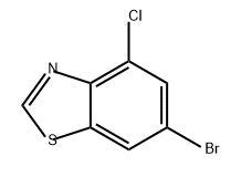 Benzothiazole, 6-bromo-4-chloro- Structure