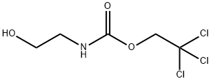 Carbamic acid, N-(2-hydroxyethyl)-, 2,2,2-trichloroethyl ester Structure