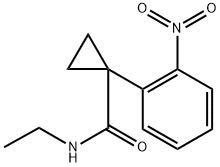 N-ethyl-1-(2-nitrophenyl)cyclopropanecarboxamide Structure