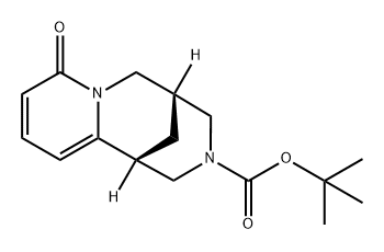 1,5-Methano-2H-pyrido[1,2-a][1,5]diazocine-3(4H)-carboxylic acid, 1,5,6,8-tetrahydro-8-oxo-, 1,1-dimethylethyl ester, (1R,5R)- Structure