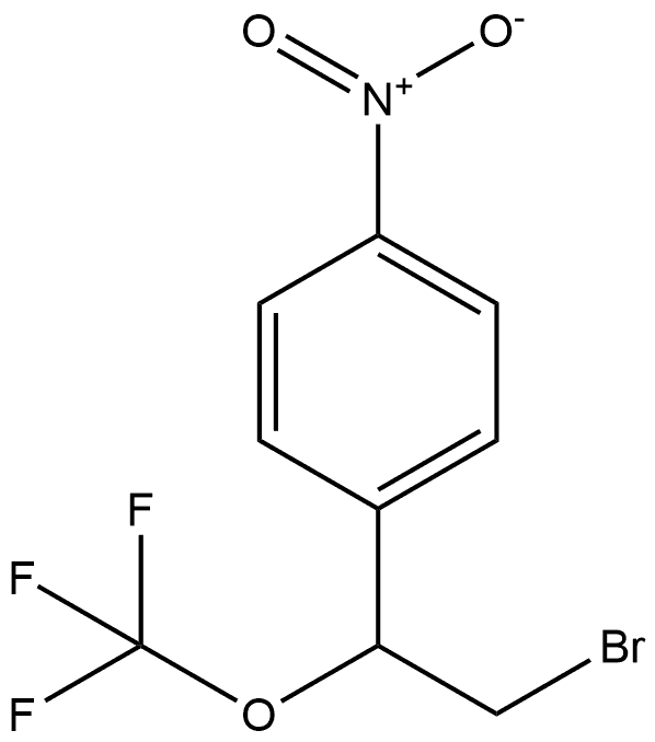 1-(2-bromo-1-(trifluoromethoxy)ethyl)-4-nitrobenzene Structure