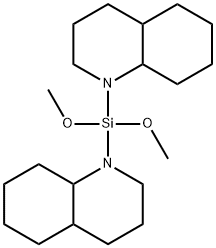 Quinoline, 1,1'-(dimethoxysilylene)bis[decahydro- 구조식 이미지