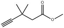 4-Pentynoic acid, 3,3-dimethyl-, methyl ester 구조식 이미지