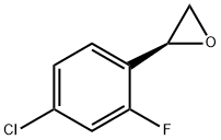 Oxirane, 2-(4-chloro-2-fluorophenyl)-, (2S)- 구조식 이미지