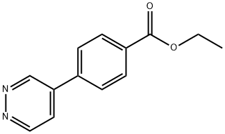 4-(4-pyridazinyl)-Benzoic acid ethyl ester Structure