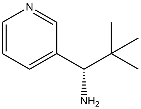 (1S)-2,2-DIMETHYL-1-(3-PYRIDYL)PROPYLAMINE Structure