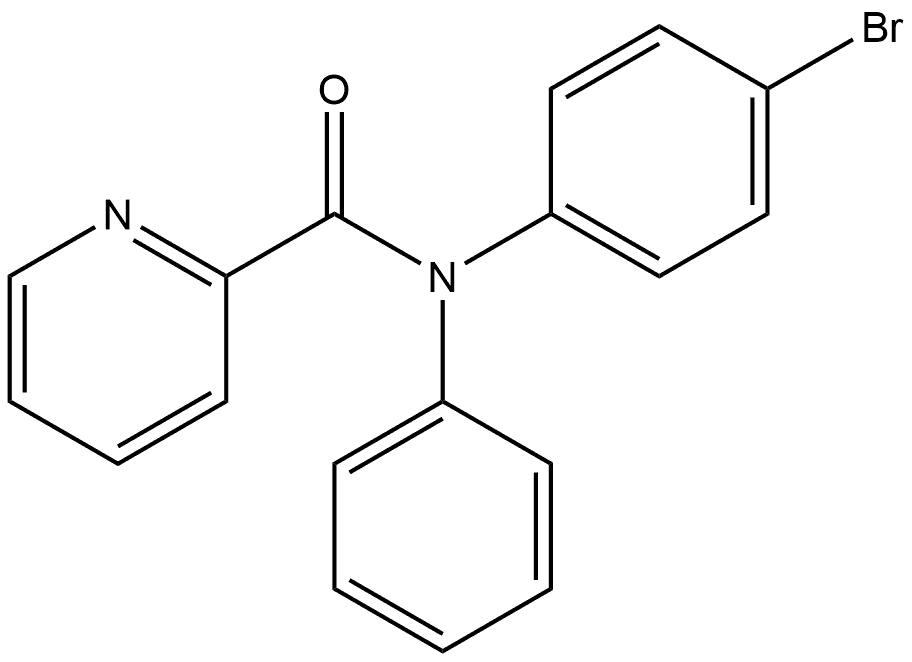 N-(4-Bromophenyl)-N-phenyl-2-pyridinecarboxamide Structure