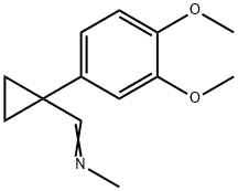 Methanamine, N-[[1-(3,4-dimethoxyphenyl)cyclopropyl]methylene]- Structure