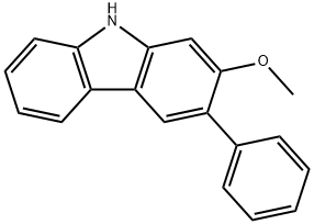 9H-Carbazole, 2-methoxy-3-phenyl- 구조식 이미지