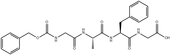 Glycine, N-[N-[N-(N-carboxyglycyl)-L-alanyl]-3-phenyl-L-alanyl]-, N-benzyl ester (6CI,7CI,8CI) Structure