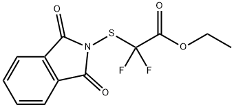 Acetic acid, 2-[(1,3-dihydro-1,3-dioxo-2H-isoindol-2-yl)thio]-2,2-difluoro-, ethyl ester Structure