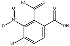 4-Chloro-3-nitrobenzene-1,2-dicarboxylic acid Structure
