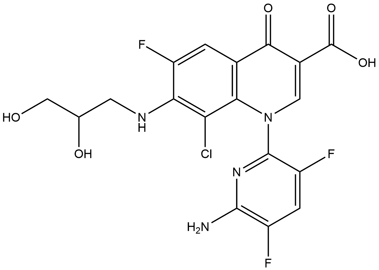 Delafloxacin Impurity 14 Structure