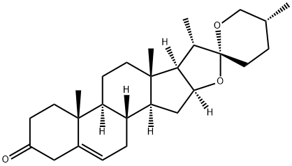 Spirost-5-en-3-one, (25R)- Structure