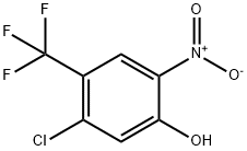 Phenol, 5-chloro-2-nitro-4-(trifluoromethyl)- Structure