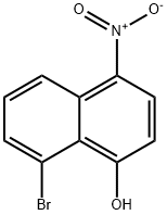 1-Naphthalenol, 8-bromo-4-nitro- 구조식 이미지