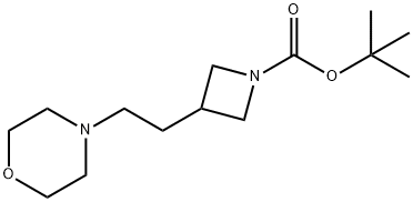 1,1-Dimethylethyl 3-[2-(4-morpholinyl)ethyl]-1-azetidinecarboxylate Structure