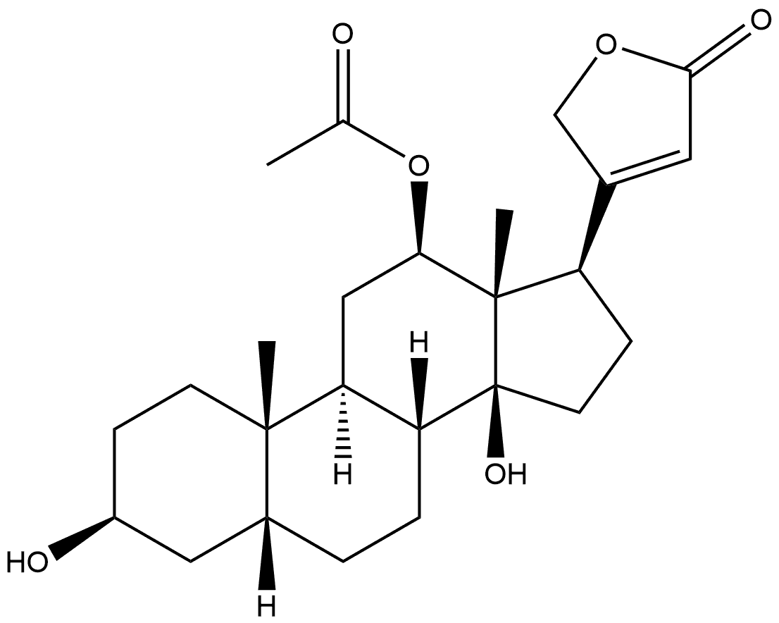 12β-Acetyldigoxigenin Structure