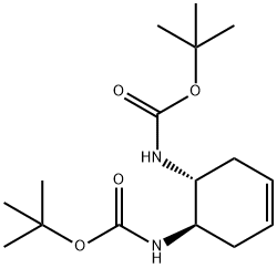 Carbamic acid, (1R,2R)-4-cyclohexene-1,2-diylbis-, bis(1,1-dimethylethyl) ester (9CI) Structure