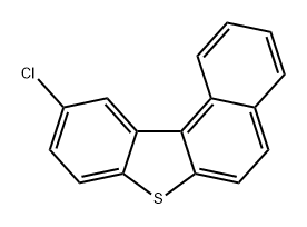 Benzo[b]naphtho[1,2-d]thiophene, 10-chloro- 구조식 이미지