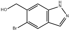 (5-bromo-1H-indazol-6-yl)methanol Structure