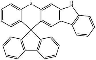 Spiro[[1]benzothiopyrano[2,3-b]carbazole-13(7H),9'-[9H]fluorene] Structure