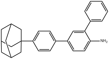[1,1':3',1''-Terphenyl]-4'-amine, 4-tricyclo[3.3.1.13,7]dec-1-yl- 구조식 이미지
