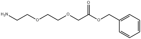 (2-(2-aminoethoxy)ethoxy)acetic acid benzyl ester Structure