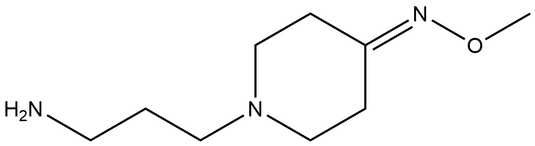 1-(3-aminopropyl)-4-methoxyazanylidenepiperidine Structure