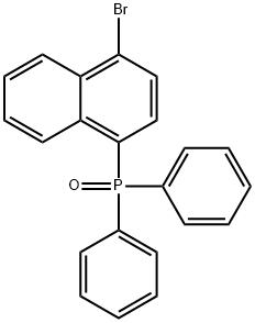 Phosphine oxide, (4-bromo-1-naphthalenyl)diphenyl- Structure