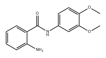 Benzamide, 2-amino-N-(3,4-dimethoxyphenyl)- Structure