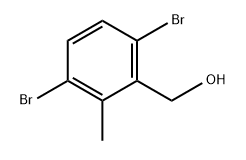Benzenemethanol, 3,6-dibromo-2-methyl- Structure