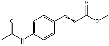 2-Propenoic acid, 3-[4-(acetylamino)phenyl]-, methyl ester, 95+% Structure