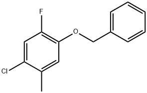 1-(Benzyloxy)-4-chloro-2-fluoro-5-methylbenzene 구조식 이미지