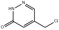 3(2H)-Pyridazinone, 5-(chloromethyl)- Structure