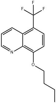 Quinoline, 8-butoxy-5-(trifluoromethyl)- Structure