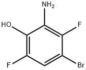 Phenol, 2-amino-4-bromo-3,6-difluoro- 구조식 이미지