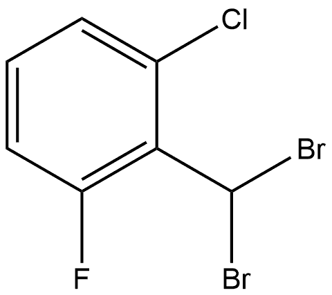 1-Chloro-2-(dibromomethyl)-3-fluorobenzene Structure