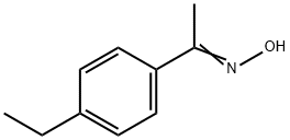 Acetophenone, 4-ethyl-, oxime 구조식 이미지
