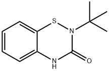 2H-1,2,4-Benzothiadiazin-3(4H)-one, 2-(1,1-dimethylethyl)- Structure