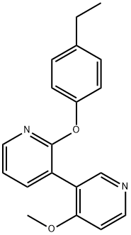 3,3'-Bipyridine, 2-(4-ethylphenoxy)-4'-methoxy- Structure