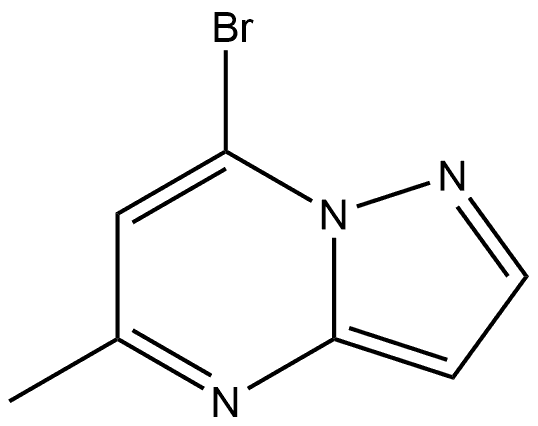 7-Bromo-5-methylpyrazolo[1,5-a]pyrimidine Structure