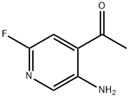 Ethanone, 1-(5-amino-2-fluoro-4-pyridinyl)- 구조식 이미지